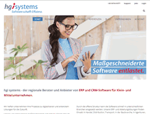Tablet Screenshot of hgisystems.com